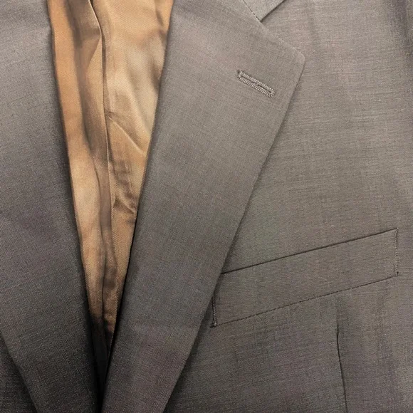 $695 2Pcs Michael Kors Suit Wool Silk Office Men’ Size 40R Business